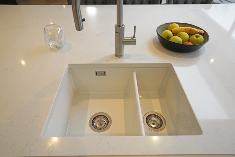 Belluno Quartz Kitchen Worktop Dublin Porcelain Sink